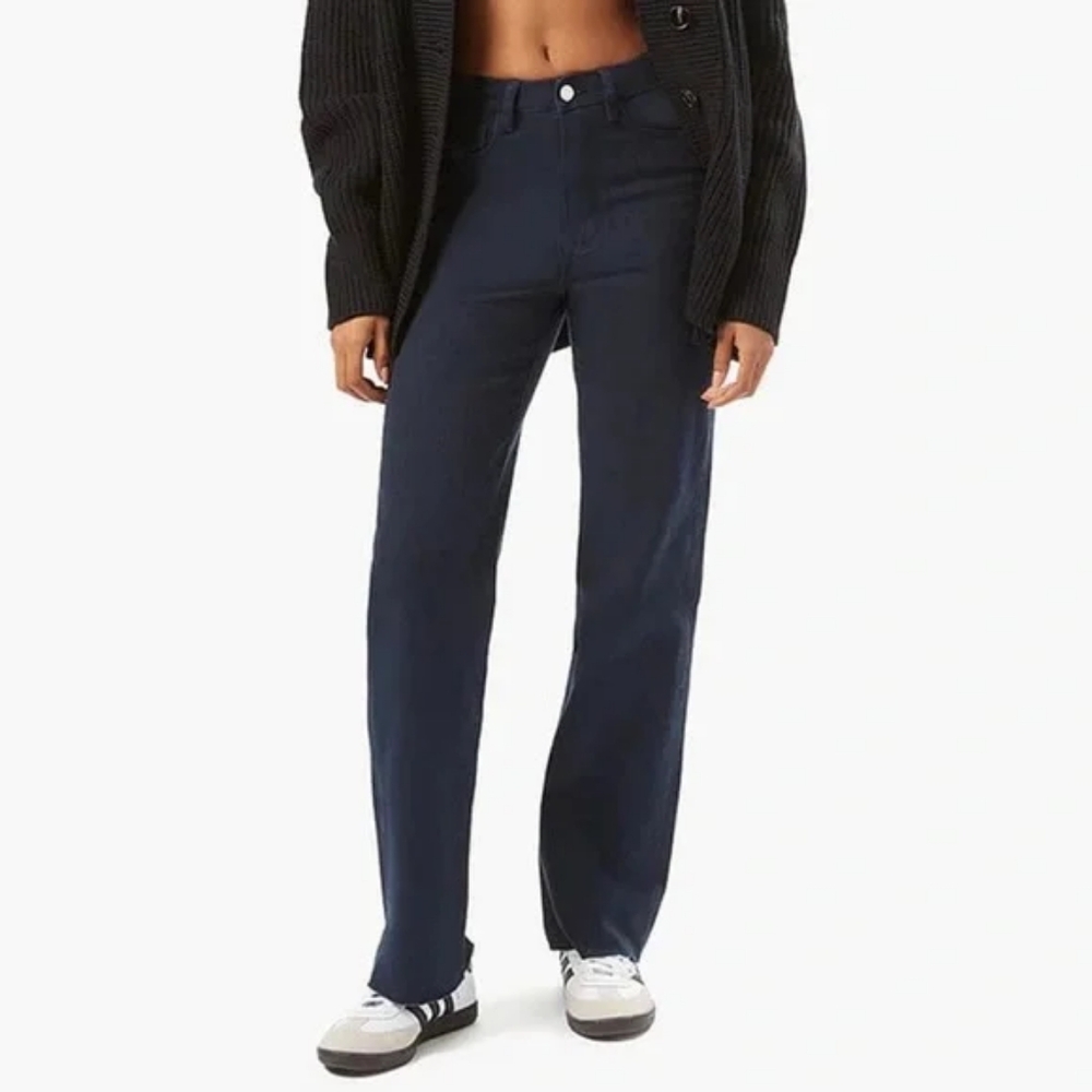 WeWoreWhat High Rise Dad Jean - Twill Denim, French Navy